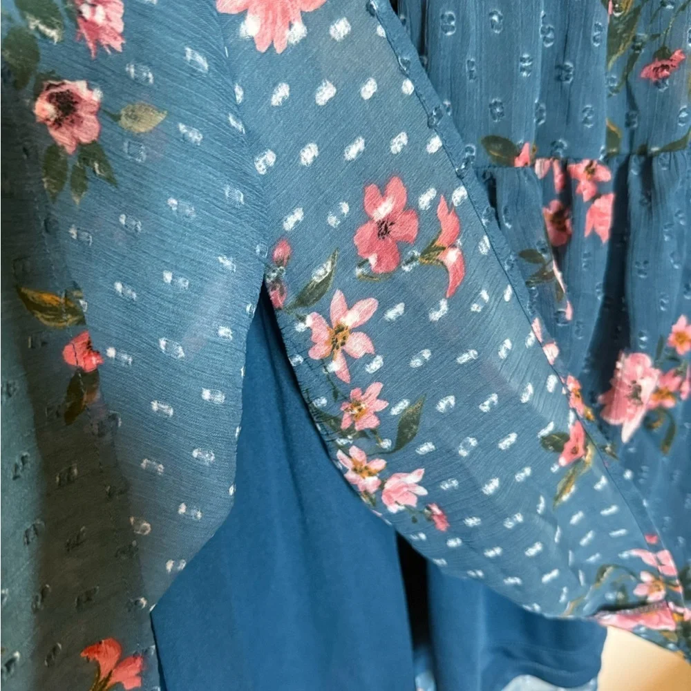 torrid blue sheer